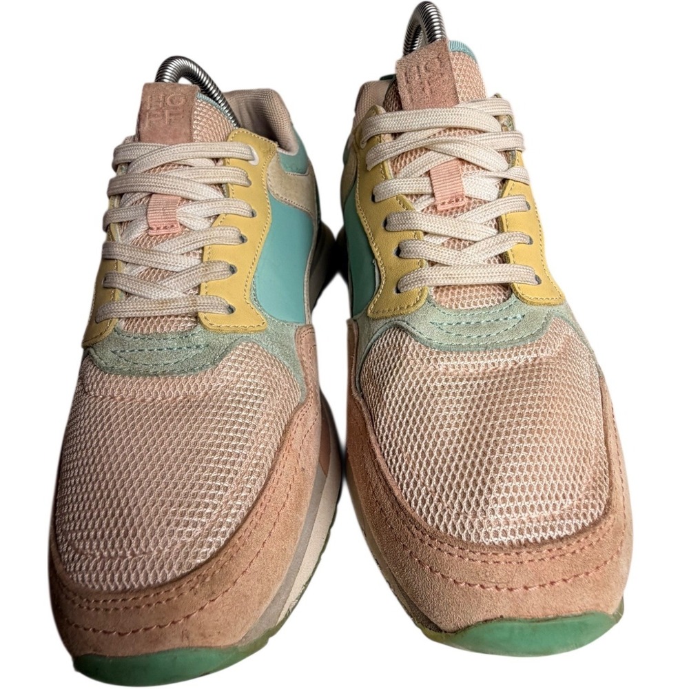 HOFF Singapore Pastel Colorblock Retro Sneakers Womens 8 EU 39 - Picture 12 of 12